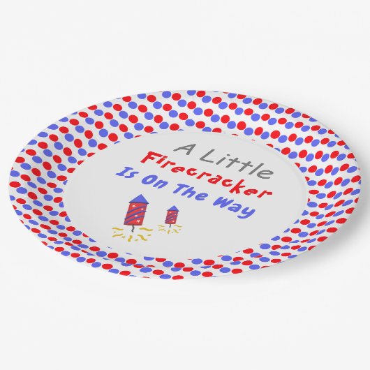 Assiettes En Carton Un Petit Pétard Est En Route (Angle)