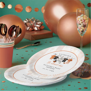 Assiettes En Carton Un peu d'Halloween est presque dû baby shower