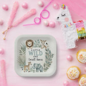 Assiettes En Carton Un Peu Sauvage (Fête)