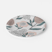 Assiettes En Carton Un rose (Angle)