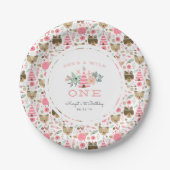 Assiettes En Carton Un sauvage | Première fête d'anniversaire (Devant)