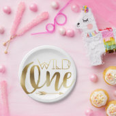 Assiettes En Carton Un sauvage | Première fête d'anniversaire (Fête)