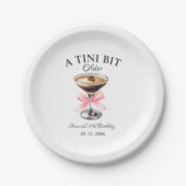 Assiettes En Carton Un Tini Bit Ancien Martini fête d'anniversaire (Devant)