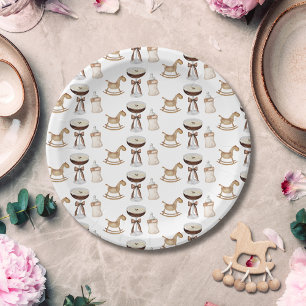 Assiettes En Carton Un Tini Sur Le Chemin Baby shower Espresso Martini