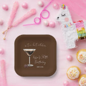 Assiettes En Carton Un Tini Un Peu Plus Ancien Espresso Martini Fête À (Fête)