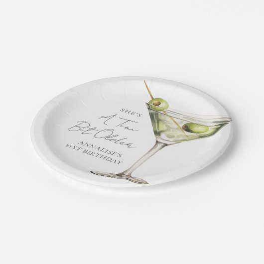 Assiettes En Carton Un Tini Un Peu Plus Ancien Martini (Angle)