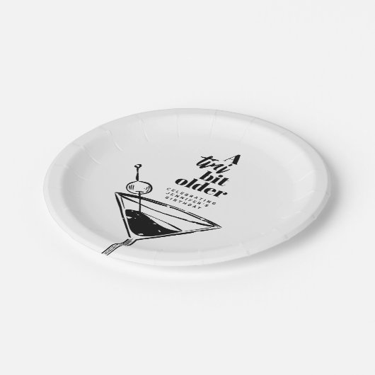 Assiettes En Carton Un Tini Un Peu Plus Ancien Martini (Angle)