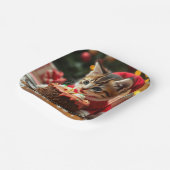 Assiettes En Carton Un voeu de Noël Puré (Angulaire)