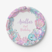 Assiettes En Carton Under the Sea Animals Custom Paper Plates (Devant)