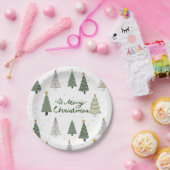 Assiettes En Carton Under the Snowy Trees – Christmas (Fête)