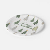 Assiettes En Carton Under the Snowy Trees – Christmas (Angle)