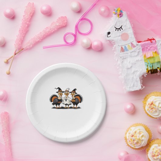 Assiettes En Carton Une abondance de T-shirt classique d'automne (Fête)