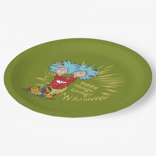 Assiettes En Carton Une Chose Deux Joyeuses Choses Qui Donnent ! (Angle)