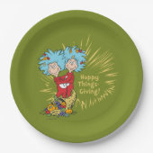 Assiettes En Carton Une Chose Deux Joyeuses Choses Qui Donnent ! (Devant)