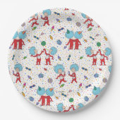 Assiettes En Carton Une chose deux Motif de fête (Devant)