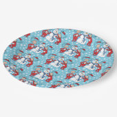 Assiettes En Carton Une chose deux Motif de neige (Angle)