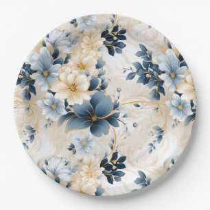 Assiettes En Carton Une conception de série florale de mariage 12