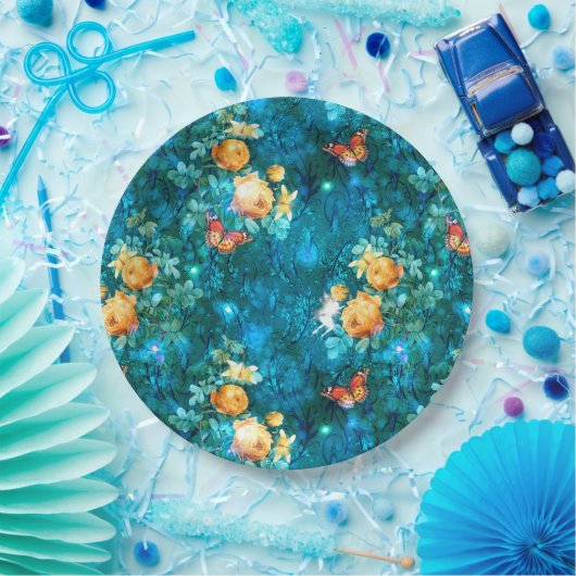 Assiettes En Carton Une fée dans le jardin Série Design 11 (Fête)