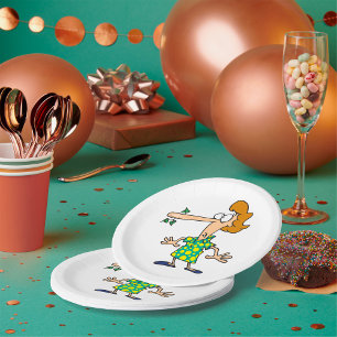 Assiettes En Carton Une Femme Dit Des Mensonges