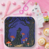 Assiettes En Carton Une Fourgonnette à capuchon Collecte De Tabourets (Fête)