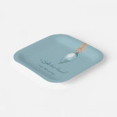 Assiettes En Carton Une lumière a vu l'aquarelle Noël chrétien (Angulaire)