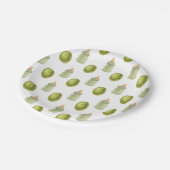 Assiettes En Carton Une minuscule est en chemin Baby shower (Angle)