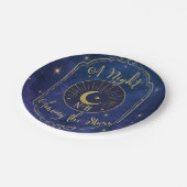Assiettes En Carton Une nuit parmi les Stars Celestial Mariage (Angle)