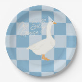 Assiettes En Carton Une oie idiote (Devant)