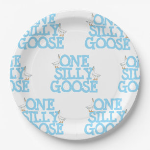 Assiettes En Carton Une oie idiote