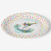 Assiettes En Carton Une oie sotte fête d'anniversaire (Angle)