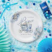 Assiettes En Carton Une petite douche bleu Prince Royal (Fête)