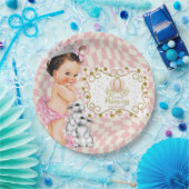 Assiettes En Carton Une petite princesse est en route. (Fête)