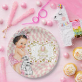 Assiettes En Carton Une petite princesse est en route. (Fête)