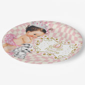 Assiettes En Carton Une petite princesse est en route. (Angle)