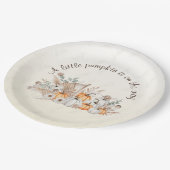 Assiettes En Carton Une Plaque Baby shower Boho Un Peu Citrouille (Angle)