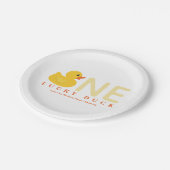 Assiettes En Carton Une plaque d'anniversaire de canard chanceux | Duc (Angle)