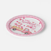 Assiettes En Carton Une Plaque De Baby shower Un Peu Amoureuse (Angle)