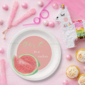 Assiettes En Carton Une plaque de papier à pâte Melon (Fête)