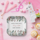 Assiettes En Carton Une Plate De Papier De Petit Baby shower (Fête)