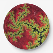 Assiettes En Carton Une Rivière Traverse Une Plaque De Papier (Devant)