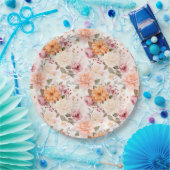 Assiettes En Carton Une série de fleurs automnales Design 2 (Fête)