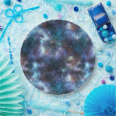 Assiettes En Carton Une série Galaxy chatoyante Design 3 (Fête)