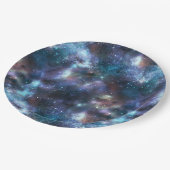 Assiettes En Carton Une série Galaxy chatoyante Design 3 (Angle)