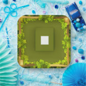 Assiettes En Carton Une texture pour projection cubemap 3 côtés avec o (Fête)