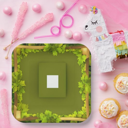 Assiettes En Carton Une texture pour projection cubemap 3 côtés avec o (Fête)