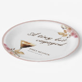 Assiettes En Carton Une Tiny Bit Espresso Martini Baby Shower (Angle)