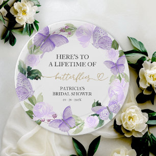 Assiettes En Carton Une vie de papillons Fête de mariage