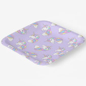 Assiettes En Carton Unicorn  (Angulaire)