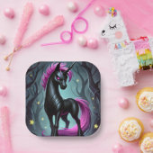 Assiettes En Carton Unicorn Art (Fête)