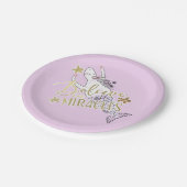 Assiettes En Carton Unicorn Mermaid Moderne tendance croire en Miracle (Angle)